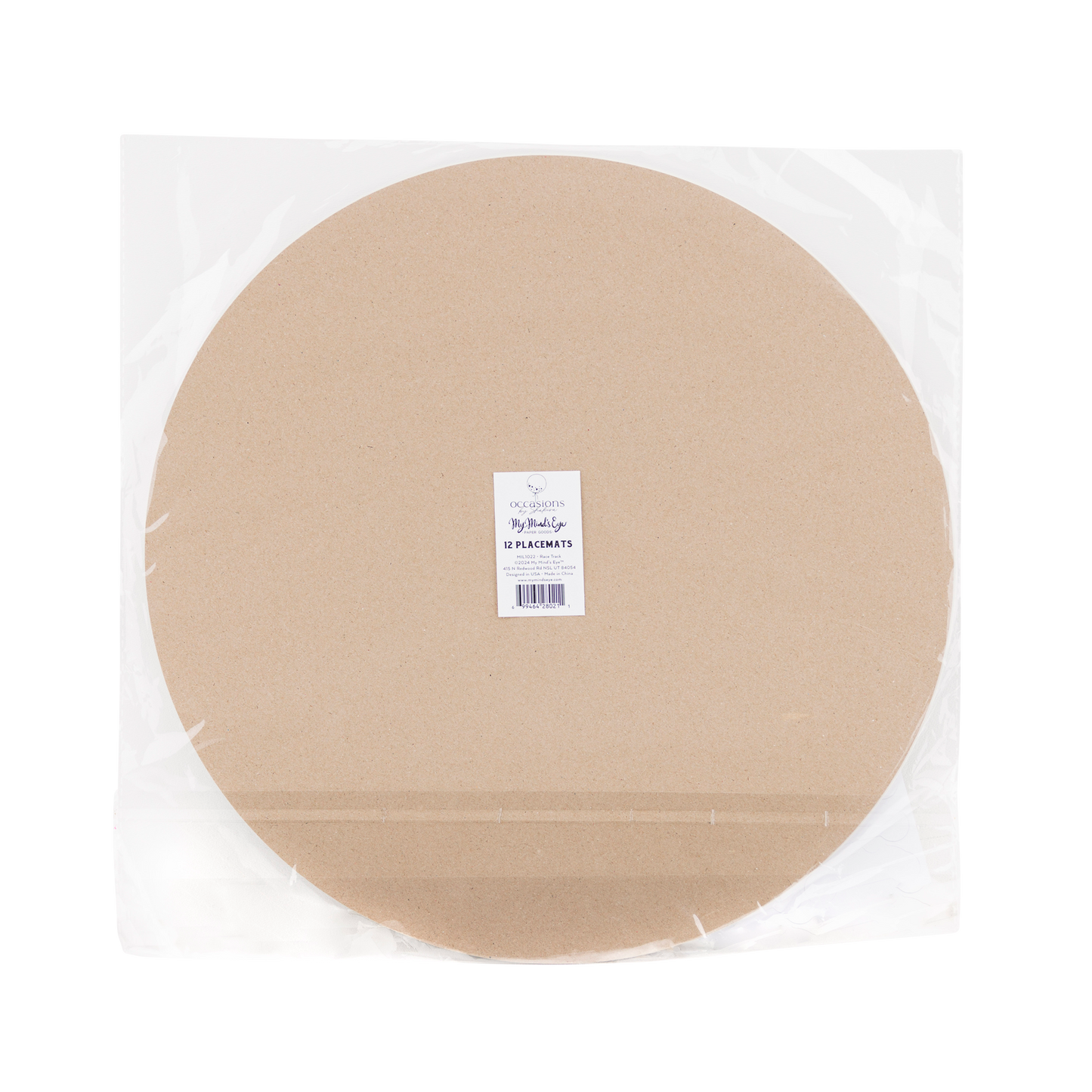 MIL1022 - Miles per Hour - Race Track Placemat