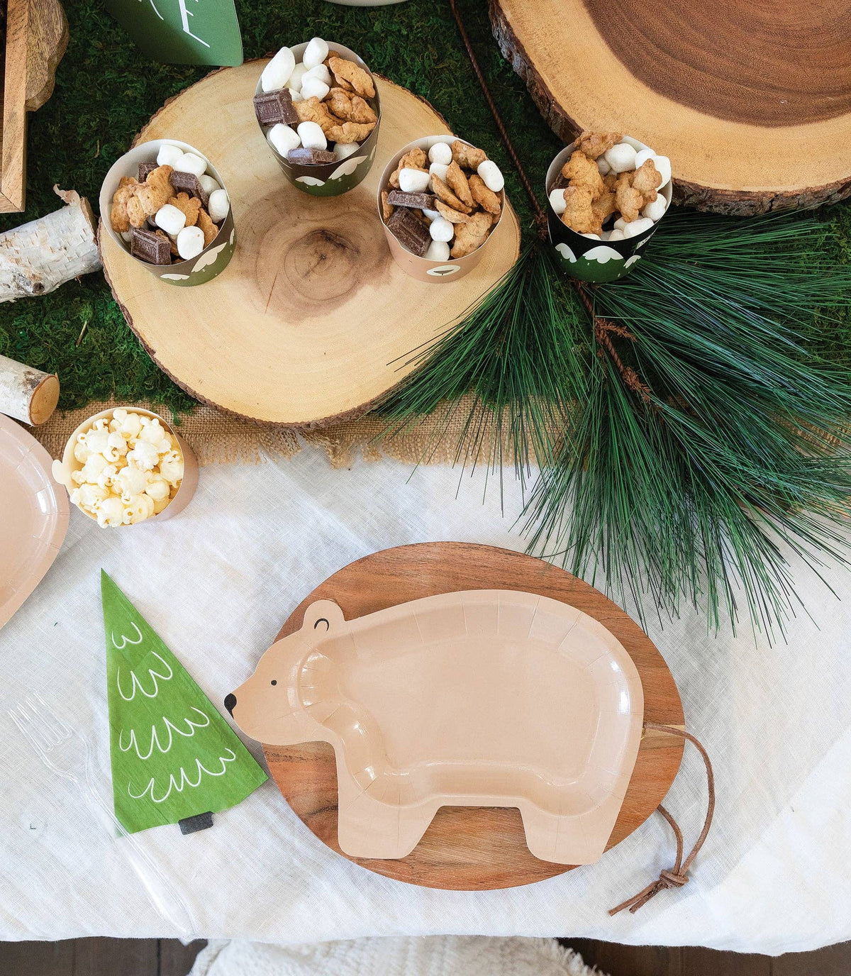 Bear Plates, Bear Party Plates, Bear Baby Shower Decorations, Adventure Bear Shaped Plate