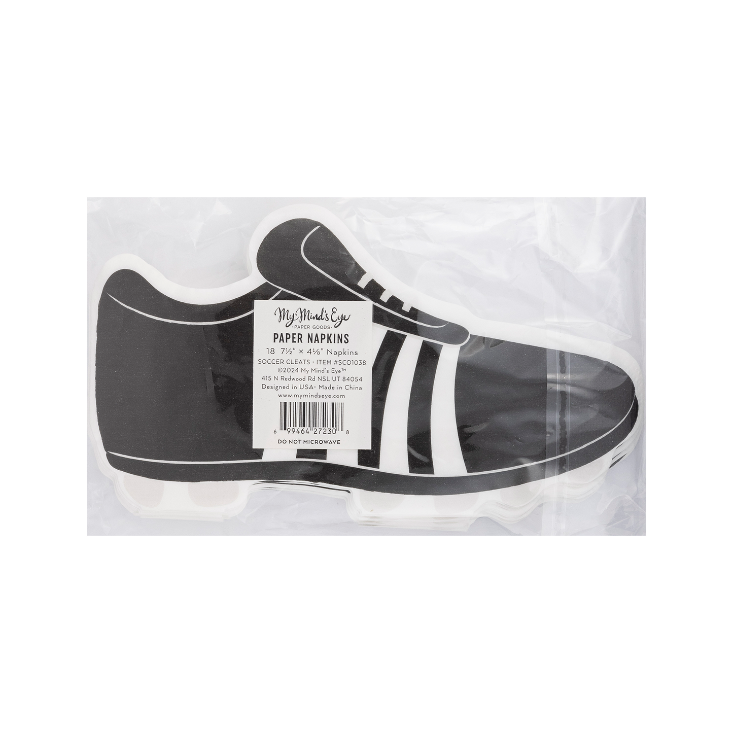 SOC1038 - Shoe Shaped Paper Dinner Napkin