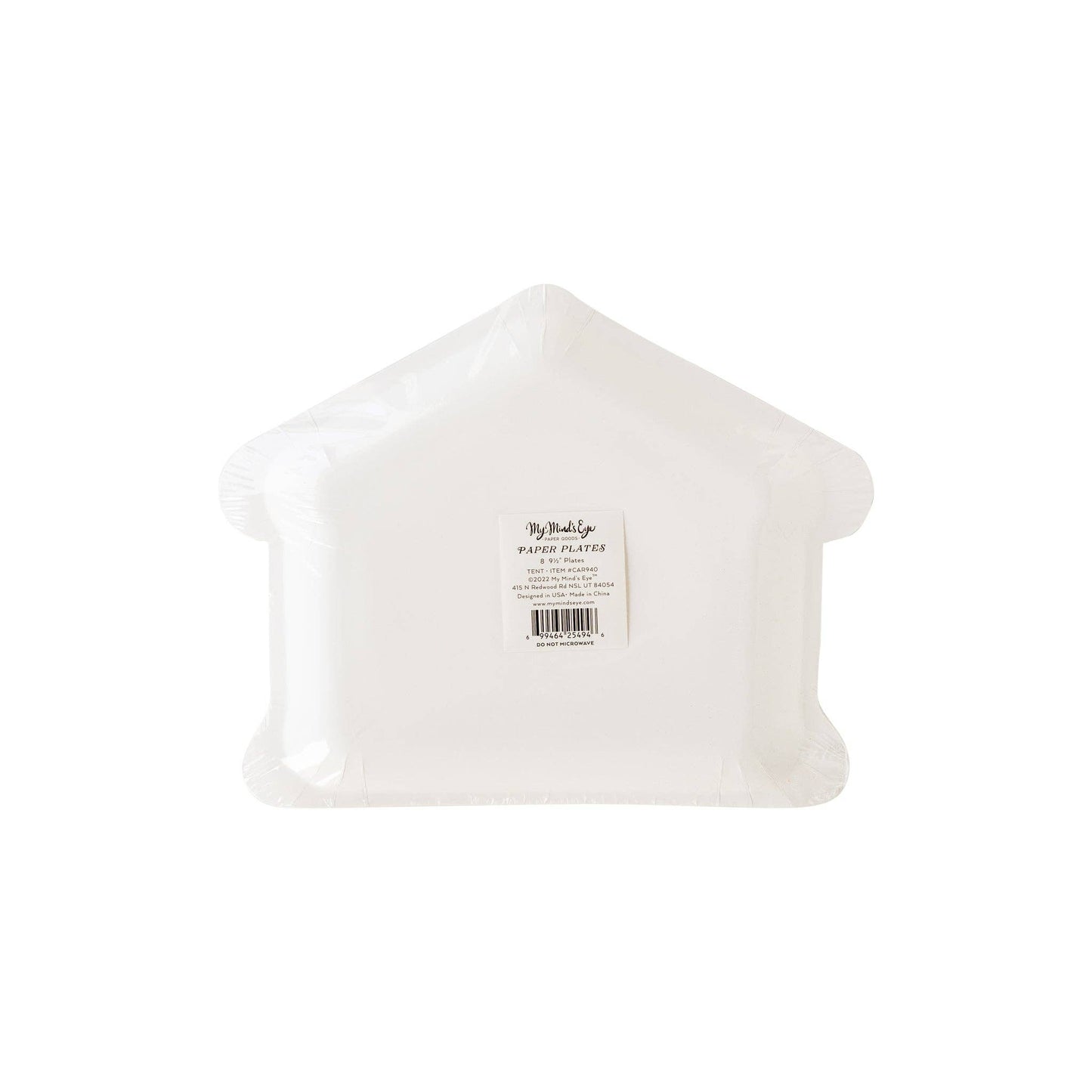 CAR940 - Carnival Tent Shaped Plate