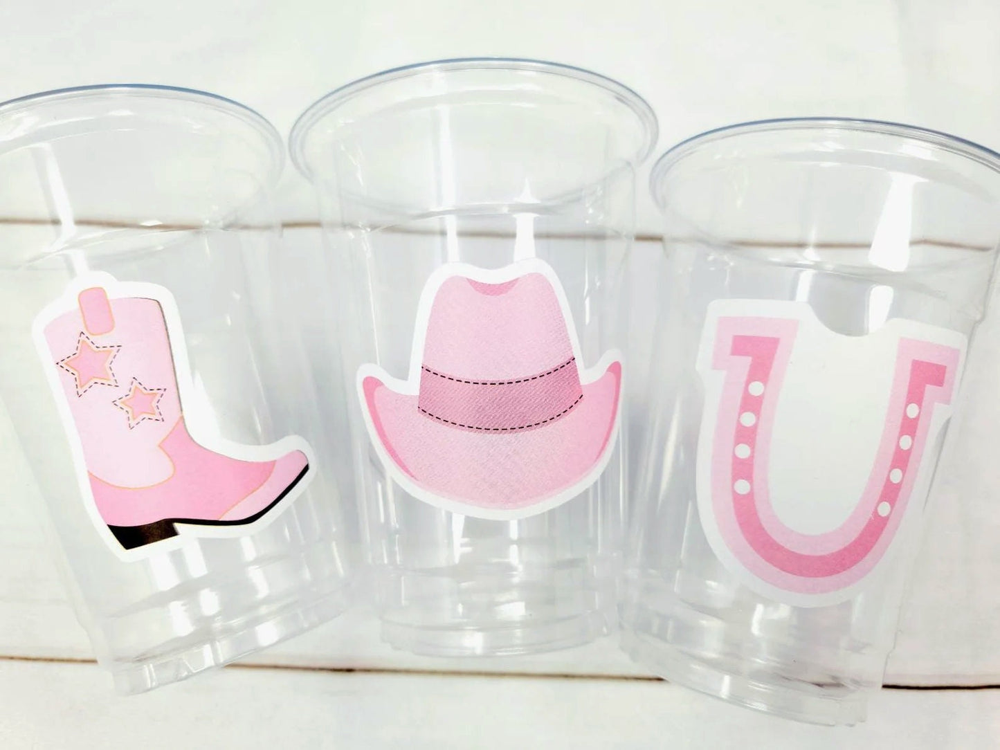 COWGIRL PARTY CUPS - Cowgirl Cups Cowgirl Party Decorations Cowgirl Baby Shower Decorations Baby Sprinkle Cowgirl Boots Birthday Decor Favor