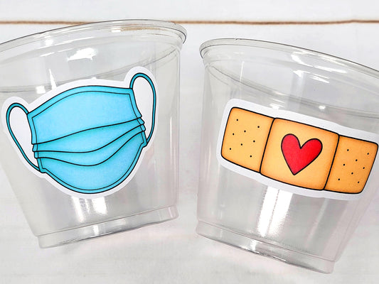 NURSING PARTY CUPS - Doctor Party Cups Nurse Party Cups Nursing Party Rn Party Decorations Medical School Party Nurse Graduation Party Meds