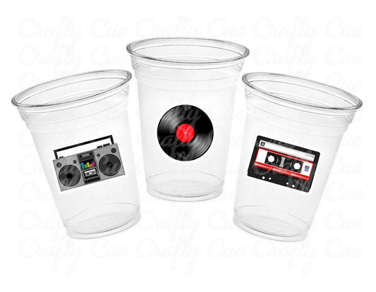 I Love the 80'S PARTY CUPS - 80's Birthday Cups 80's Party Cups 80's Decorations 80's Birthday Party 80's Birthday Party Decorations 80s 90s