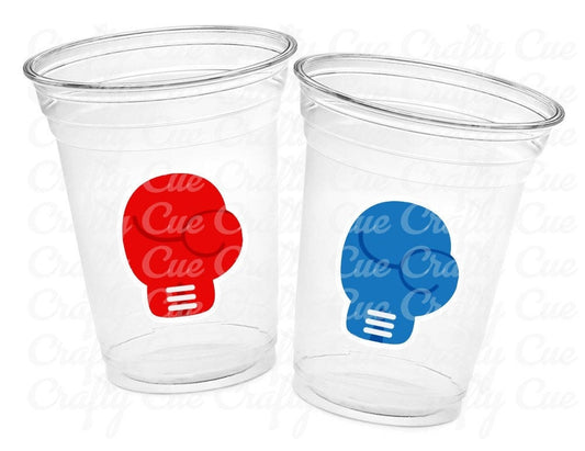 BOXING PARTY CUPS - Boxing Birthday Party Boxing Party Favors Boxer Party Boxer Birthday Decorations Boxer Cups Boxing Cup Boxing Glove Cups