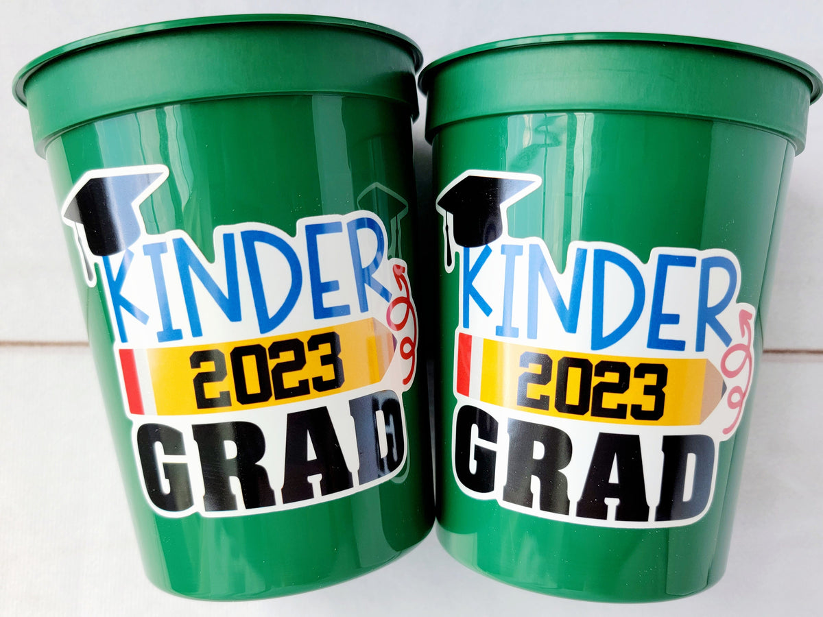 PRESCHOOL GRADUATION CUPS - Preschool Graduation Cups 2023 Preschool Cups Graduation Party Reusable Cups 2023 Party Favors Pre-K Party Cups