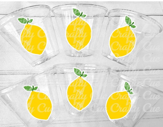 Lemon Party Cups, Lemon Birthday, Lemon Party Favors, Lemon Party Favors, Lemon First Birthday, Lemon Baby Shower Lemon Decorations Lemonade