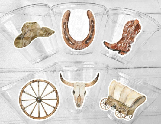 COWBOY PARTY CUPS - Cowboy Cups Cowboy Party Decorations Cowboy Baby Shower Decorations Baby Sprinkle Cowboy Boots Birthday Decoration Favor
