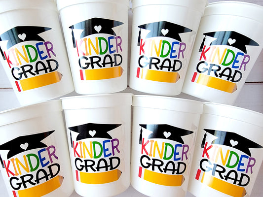 KINDERGARTEN GRADUATION CUPS - Kindergarten Graduation Cups 2023 Graduation Cups Graduation Party Graduation 2023 Party Favors Kinder Party