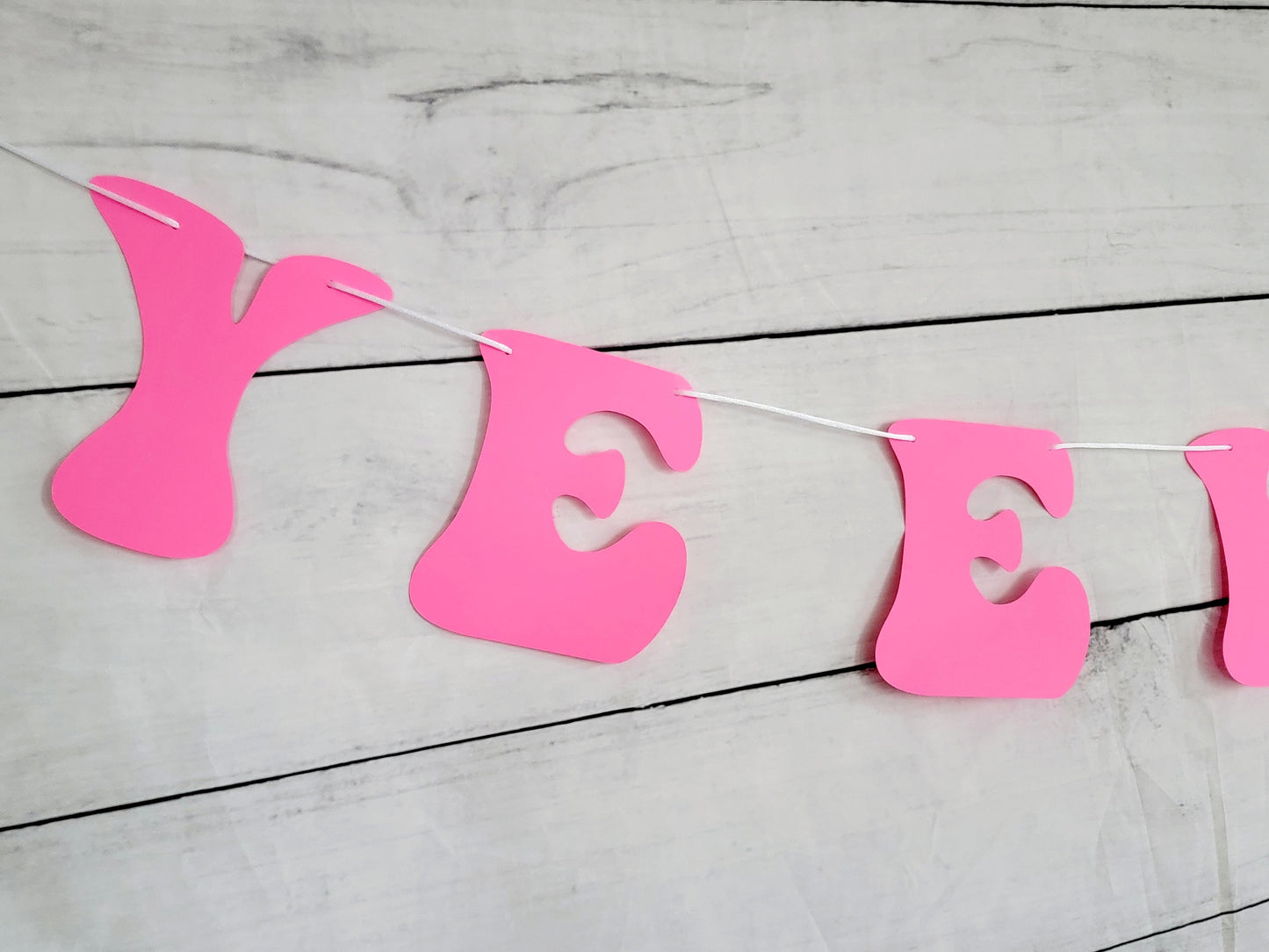 YEEHAW BANNER Cowgirl Party Banner Let's Go Girls Banner Cowgirl Birthday Banner Cowgirl Party Banner Decorations Bachelorette Party Banner