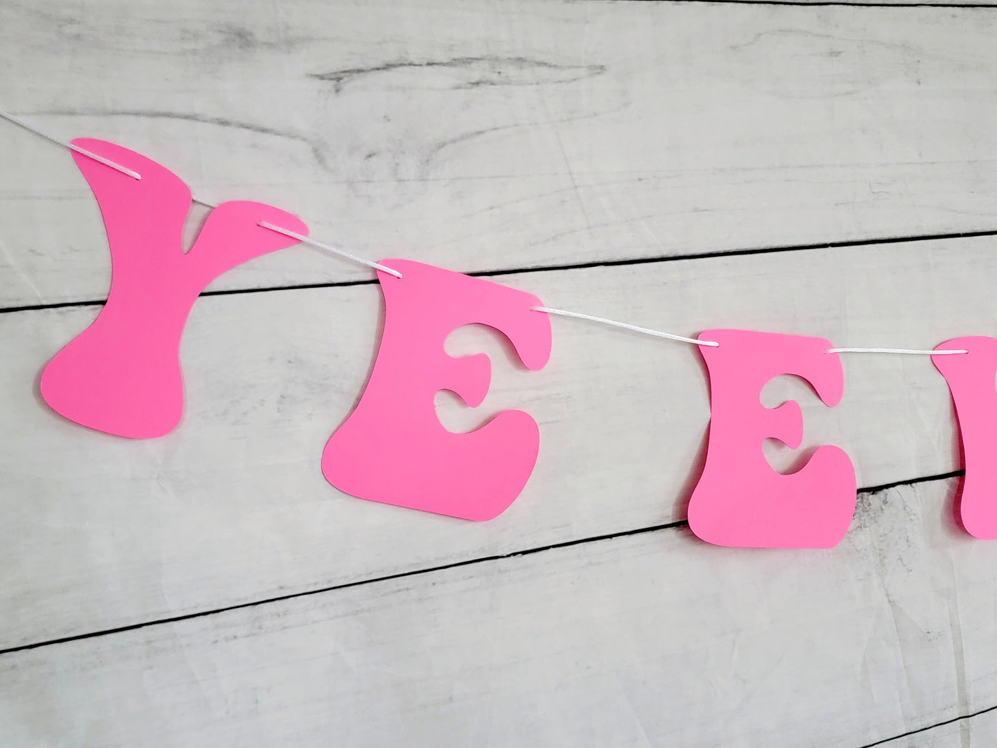 YEEHAW BANNER Cowgirl Party Banner Let's Go Girls Banner Cowgirl Birthday Banner Cowgirl Party Banner Decorations Bachelorette Party Banner