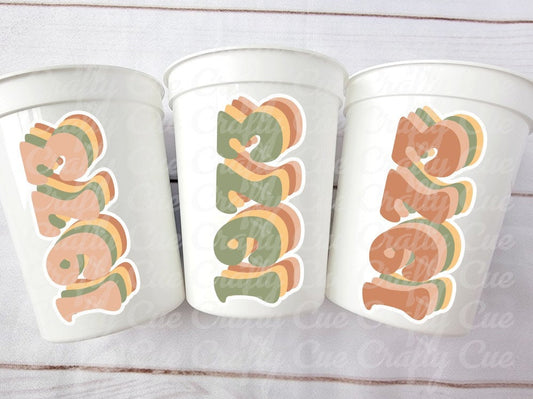 50th PARTY CUPS - Vintage 1973 50th Birthday Party 50th Birthday Favors 50th Party Cups 50th Party Decorations 1973 Birthday Party Cups 50th