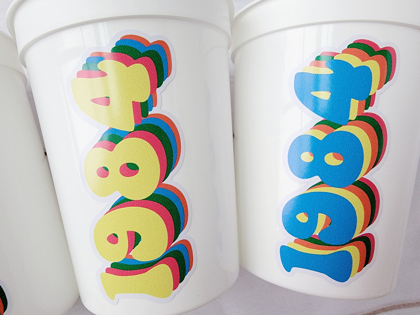 40th PARTY CUPS - Best of 1985 40th Birthday Party 40th Birthday Favors Vintage 1985 40th Party Decorations 1985 Birthday 80's Party Cups