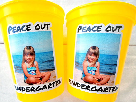 Custom GRADUATION Cups, Personalized Graduation Cups, Kindergarten, 2024 Graduation Cups Graduation Party Cups Graduation Party Favors PRE-K