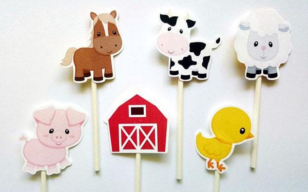 Sheep Goody Bags, Sheep Favor Bags, Sheep Gift Bags, Farm Goody Bags, Farm Animal Goody Bags - Farm Birthday Party