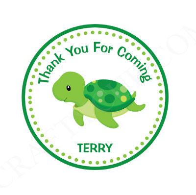 Turtle Cupcake Toppers - Turtle Birthday - Turtle Baby Shower - Under The Sea Cupcake Toppers - Boy Turtle