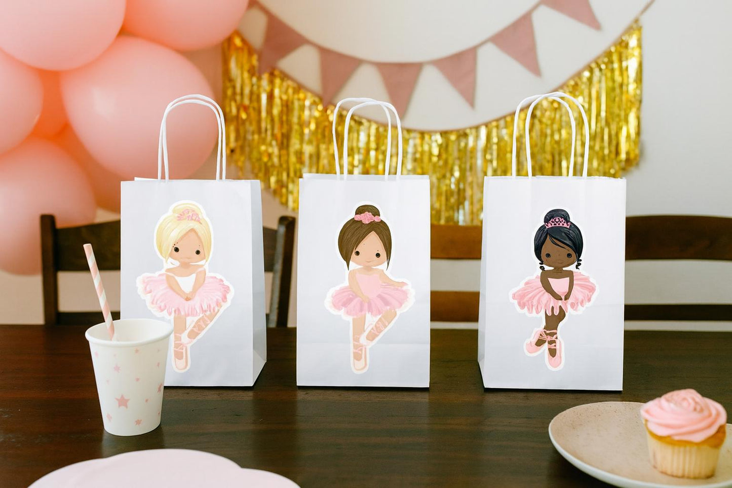 Ballerina Goody Bags, Ballet Goody Bags, Ballet Favor Bags, Ballet Goody Bags, Ballet Favor Bags, Ballet Recital Gift Bags, Ballerina Favors