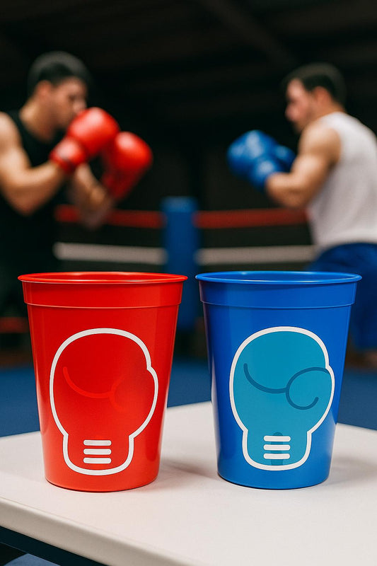 BOXING PARTY CUPS - Boxing Birthday Party Boxing Party Favors Boxer Party Boxer Birthday Decorations Boxer Cups Boxing Cup Boxing Glove Cups