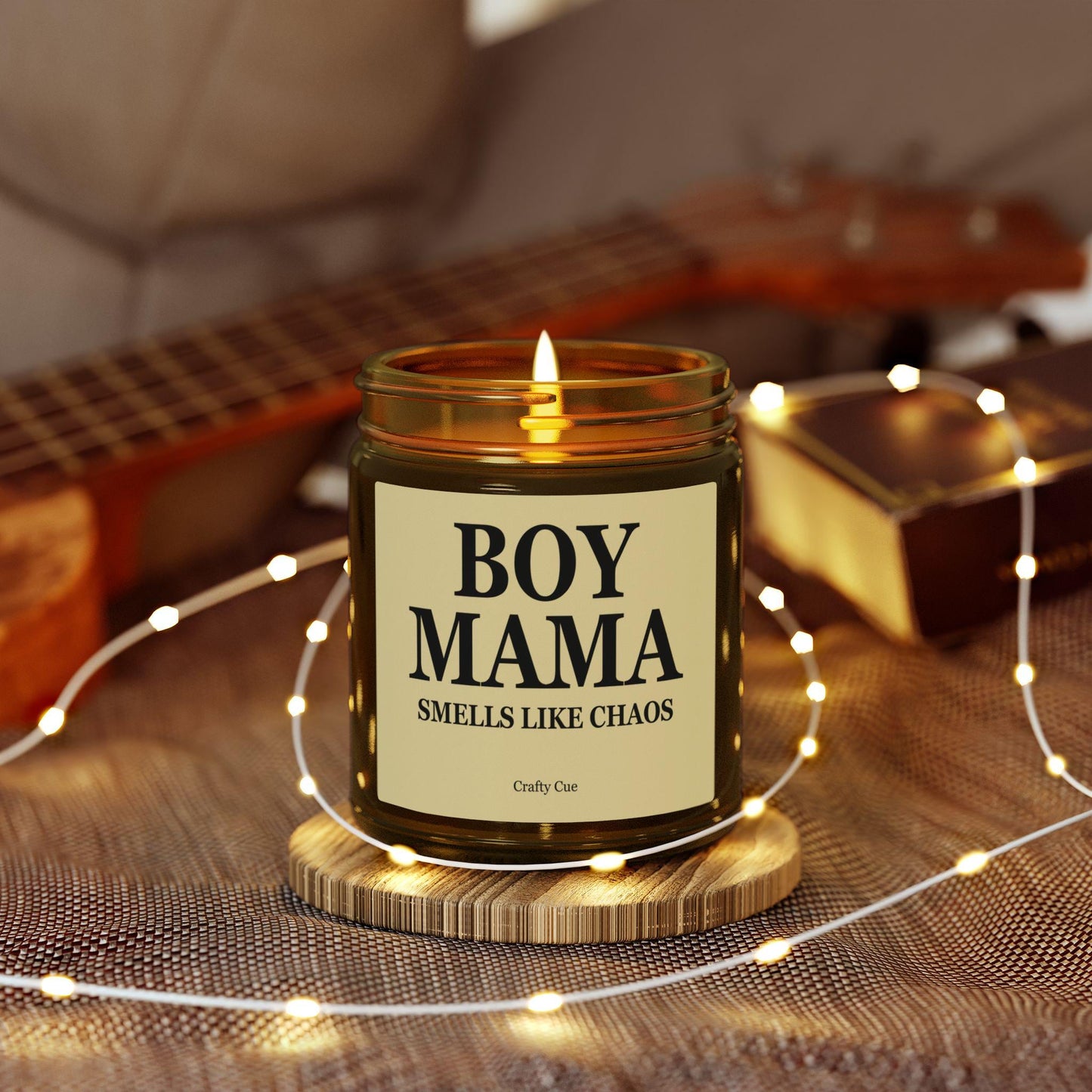 Boy Mom Chaos Candle, Boy Mama Candle, Embrace the Madness, Funny Mom Life Scent, Unique Gift for Mother, Humorous Parenting, Family Love