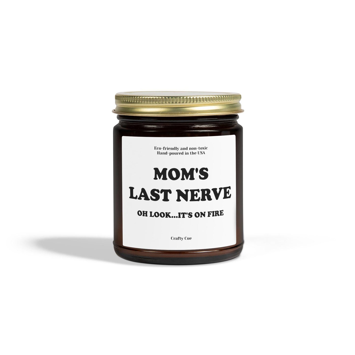 Mom's Last Nerve Scented Soy Candle, Gift for Mom Candle, Funny Mom Candle Gift, Funny Candle, Funny Gift for Mother, Mothers Day Candle