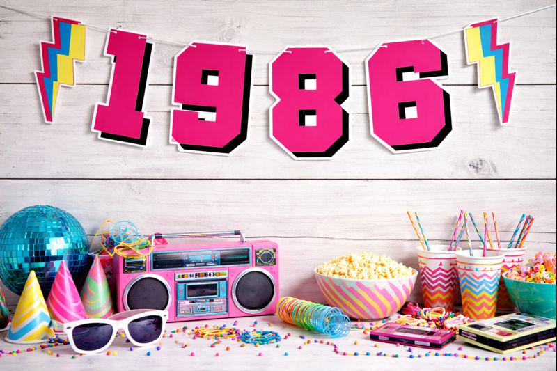 1986 BANNER Best of 1986 40th Birthday Banner 1986 Garland 1986 Party Decorations 40th Party Decorations 40th Party Banner 40 Birthday Party