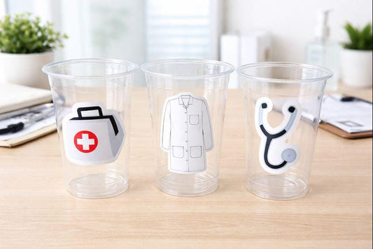 DOCTOR PARTY CUPS - Medical School Party Cups Nurse Party Cups Nursing Party Doctor Party Decorations Doctor Graduation Party Medical Cups