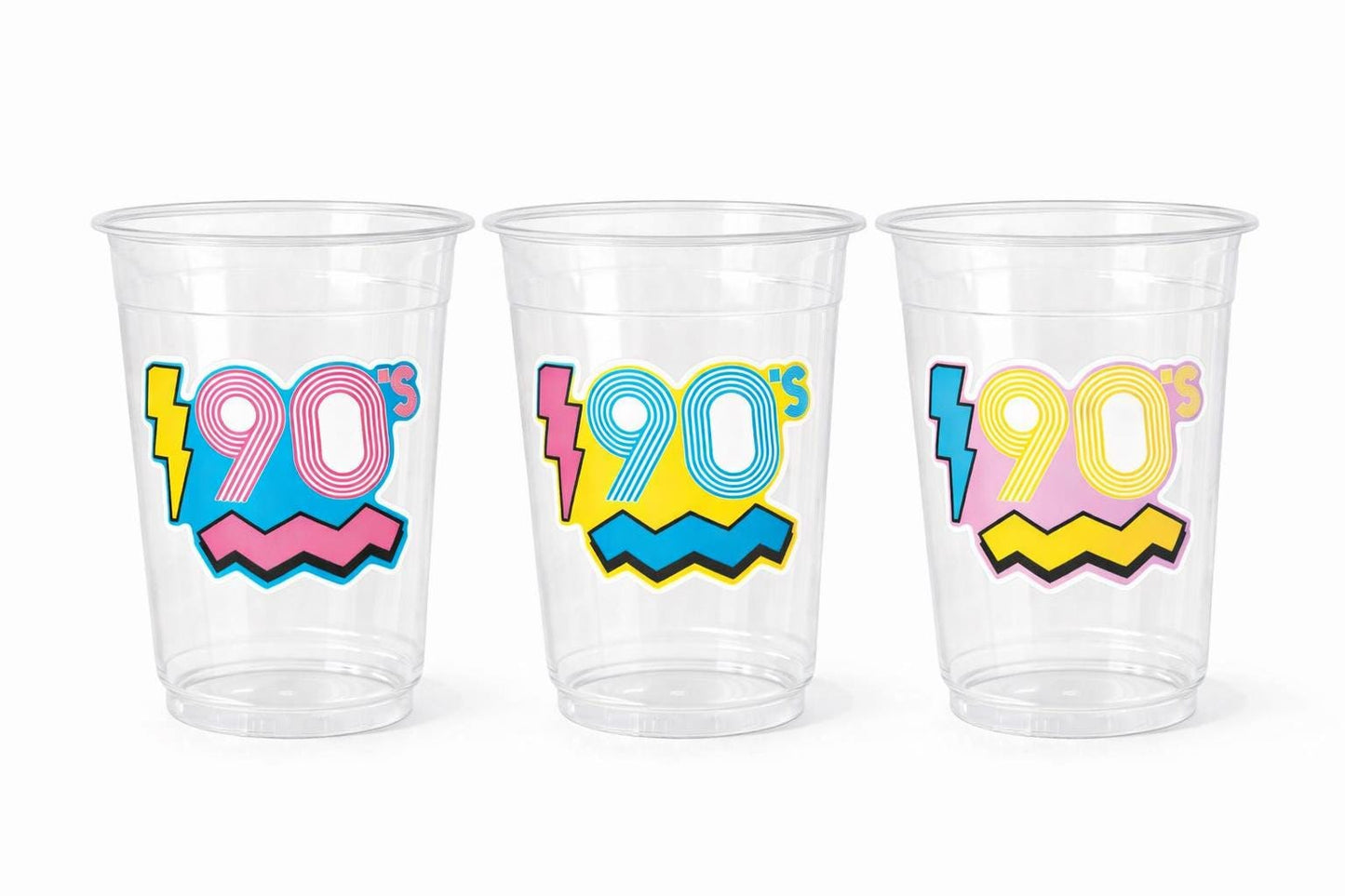 I Love the 90'S PARTY CUPS - 90's Birthday Cups 90's Party Cups 90's Decorations 90's Birthday Party 90's Birthday Party Decorations 90s