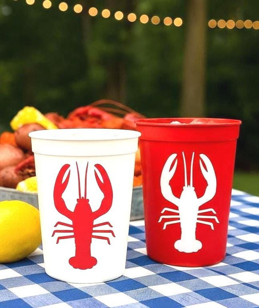 Crawfish Party Cups Crawfish Boil Cups Crawfish Birthday Crawfish Boil Decorations Crawfish Party Favors Crayfish Crawfish Boil Party Cups