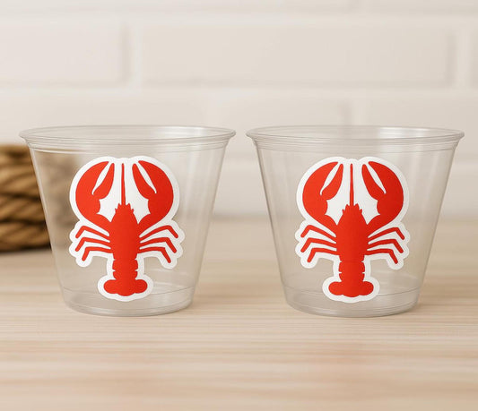 Crawfish Party Cups Crawfish Boil Cups Crawfish Birthday Crawfish Boil Decorations Crawfish Party Favors Crayfish Crawfish Boil Party Cups
