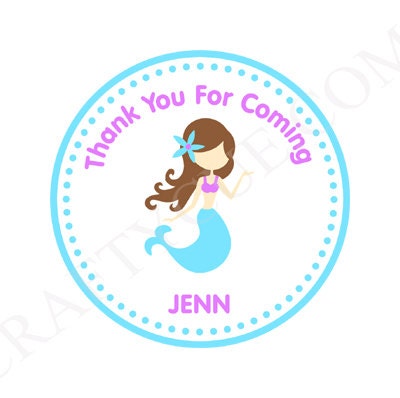 Mermaid Cupcake Toppers, Mermaid Birthday Party, Mermaid Decorations