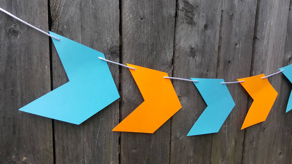 Arrow Garland, Arrow Banner, Tribal Party Garland, Arrowhead Garland, Native American Garland, Tribal Party Banner, Wild One Banner