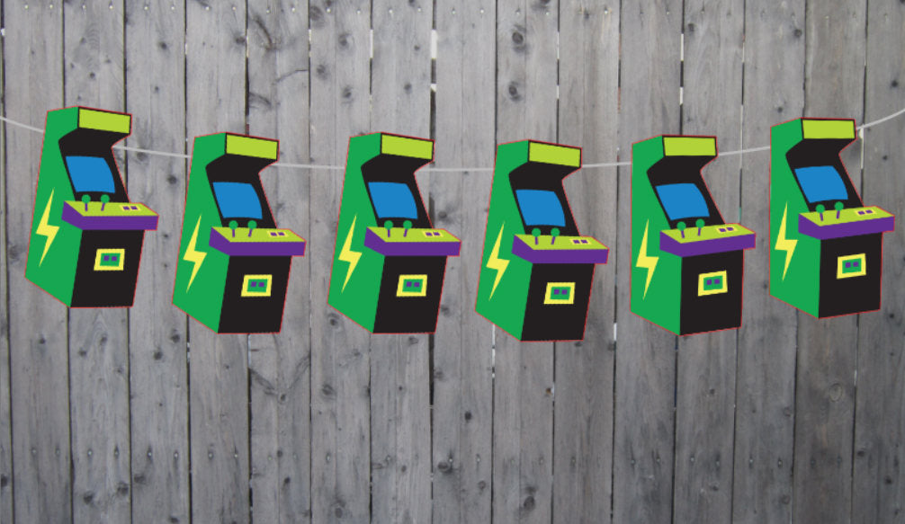 Arcade Goody Bags, Arcade Favor Bags, Arcade Party Favors, Arcade Birthday Party, Gaming Goody Bags, Gaming Favor Bags, Gaming Gift Bags