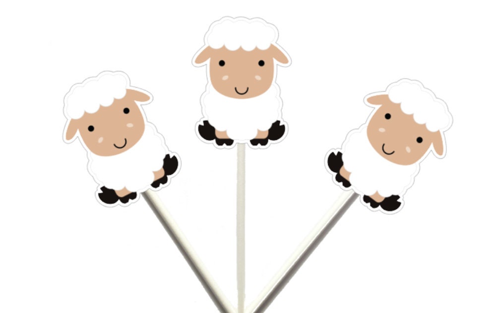 SHEEP GARLAND, Sheep Banner, Sheep Baby Shower, Sheep Party Decorations