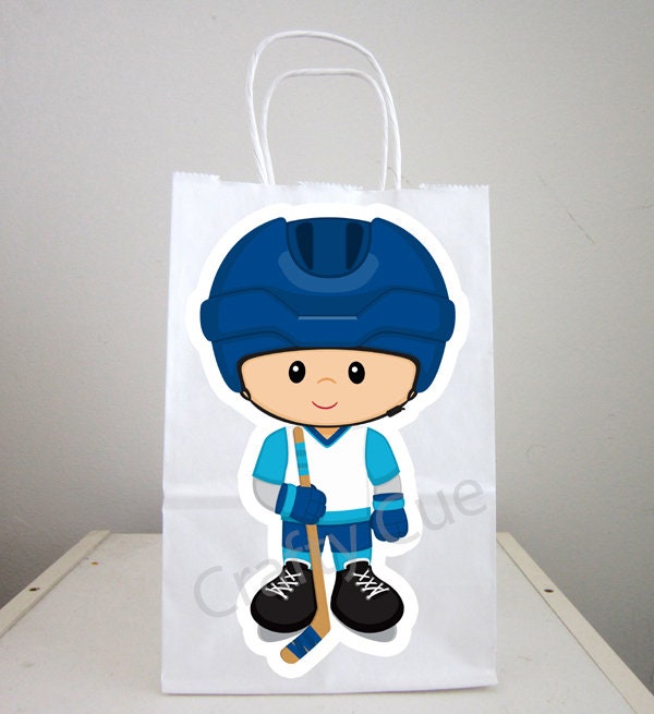 Hockey Goody Bags, Hockey Favor Bags, Hockey Party Bags, Hockey Goodie Bags