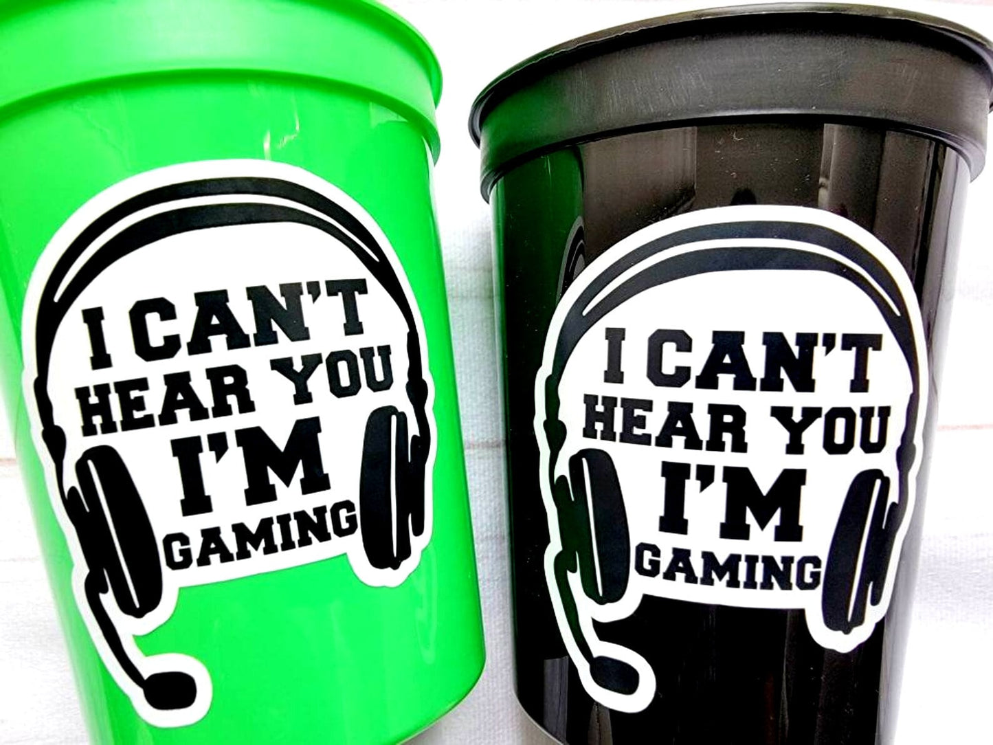 VIDEO GAME PARTY Cups - Video Game Cups Video Game Party Cups Level Up Party Decorations Gamer Baby Shower Decorations Video Game Birthday