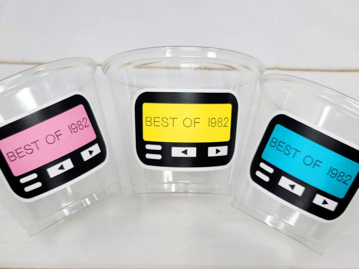 40th PARTY CUPS - Best of 1982 Disposable 40th Birthday Party cups 40th Birthday Party Birthday Vintage 40th Birthday 40th Birthday Party