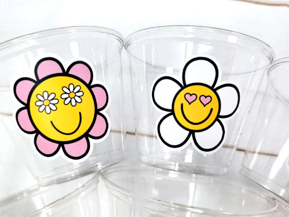 70'S PARTY CUPS - 70's Birthday Cups 70's Party Cups 70's Decorations 70's Birthday Party 70's Birthday Party Decorations Hippie Party Decor