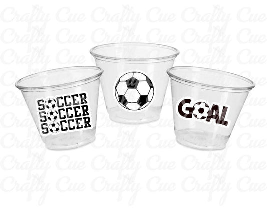 SOCCER PARTY CUPS - Soccer Party Cups Soccer Birthday Soccer Party Soccer Decorations Soccer Party Supplies Soccer Birthday Party Soccer