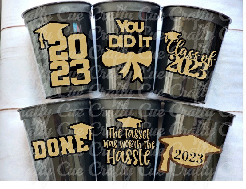 Class of 2023 Party Cups, 2023 Graduation Party Cups, Class of 2023 Decorations, Graduation Decorations, 2023 Graduation Party Cups 2023 Cup