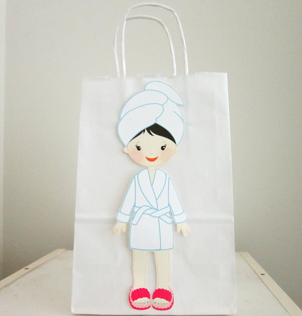 Spa Birthday Cupcake Toppers - Spa Party Cupcake Toppers 81718111A