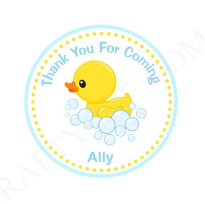 Rubber Ducky Goody Bags, Rubber Ducky Favor Bags, Rubber Ducky Gift Bags