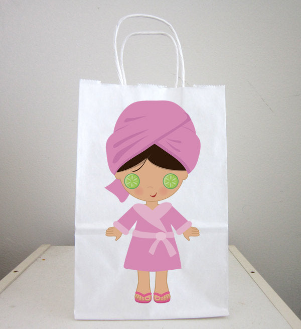 Spa Goody Bags, Spa Favor Bags, Spa Party Bags, Spa Birthday Party, Spa Favors