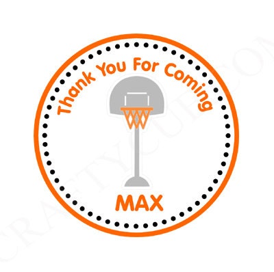 Basketball Cupcake Toppers, Basketball Hoop Cupcake Toppers