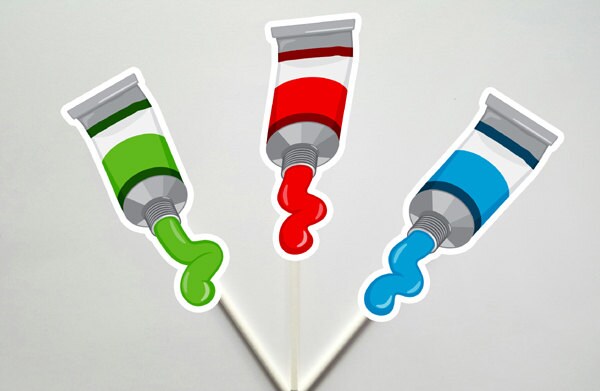 Paint Party Goody Bags, Art Party Goody Bags, Painting Party Goody Bags, Painting Party Favor Bags, Painting Gift Bags, Painting Goodie Bags