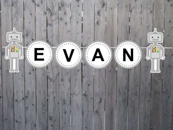 Robot Cupcake Toppers