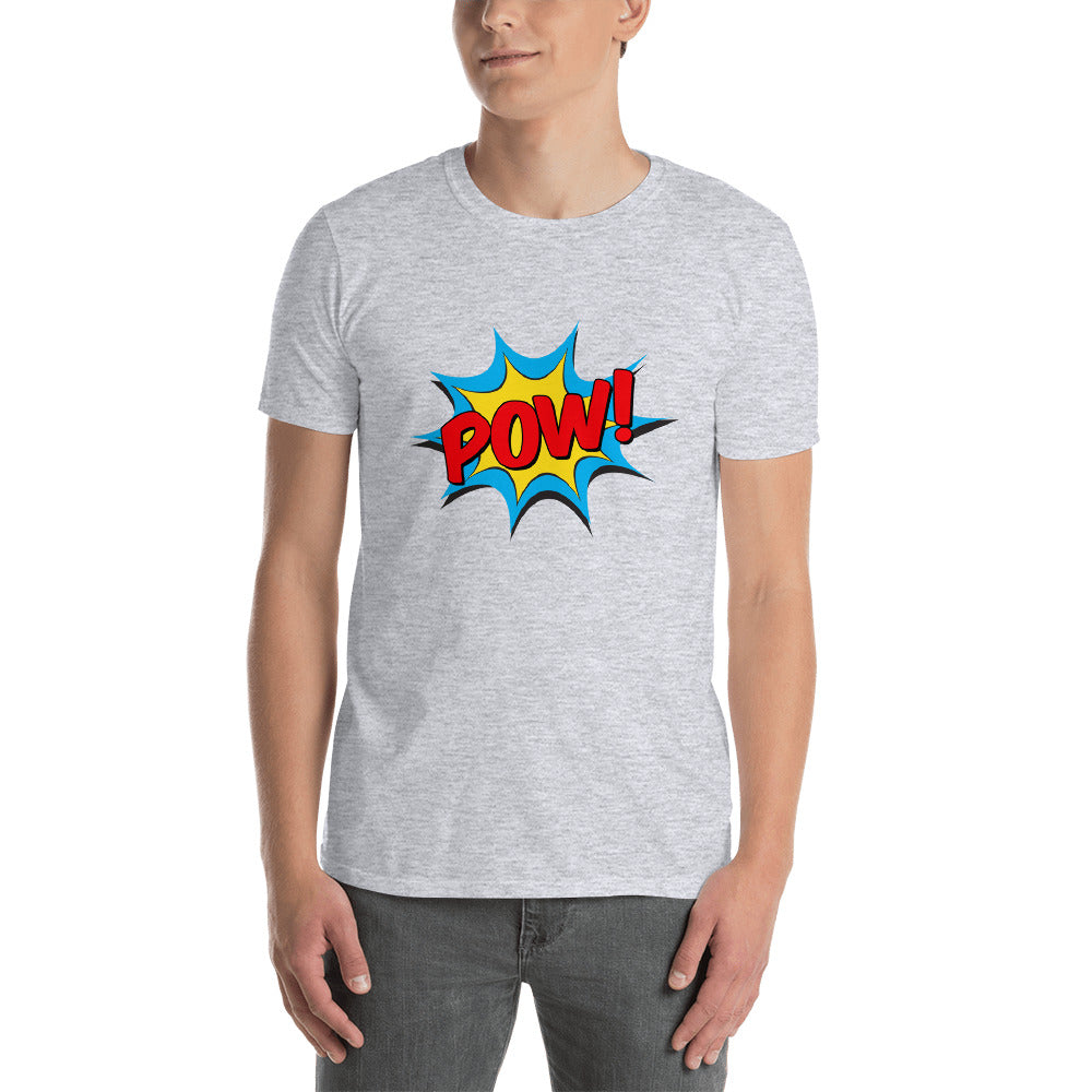 SUPERHERO POW T Shirt, Father's Day Shirt, Father's Day Gifts, Short-Sleeve Unisex T-Shirt
