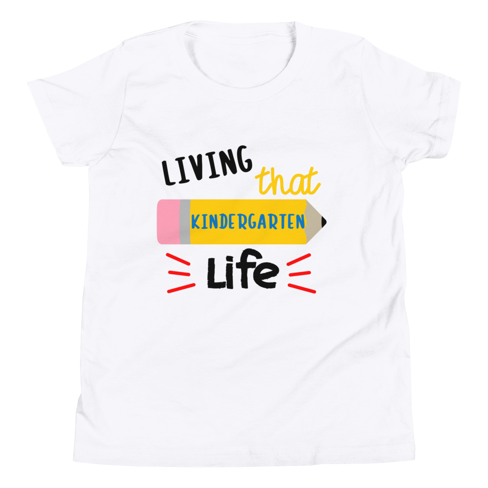 Kindergarten Life Shirt, Back to school Shirt, YOUTH Short Sleeve T-Shirt