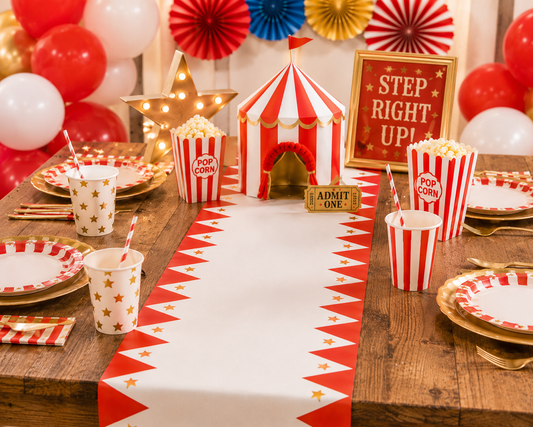 Carnival Party Ideas: Create a Fun Big Top Celebration with a Carnival Table Runner