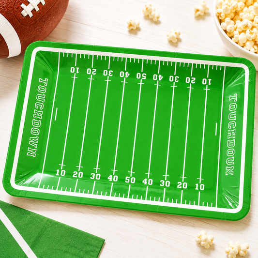 Football Party Ideas: Create the Ultimate Game Day Table with Football Field Plates