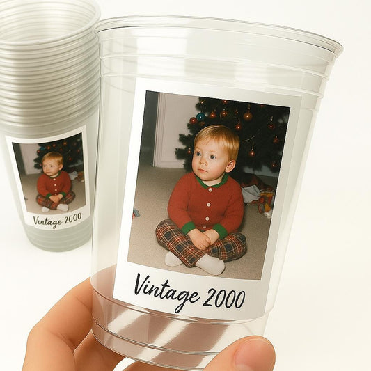 Bring extra magic to your holiday celebration with personalized Christmas party cups from Crafty Cue. From custom photo cups to festive designs, these cups make your Christmas parties, cocoa bars, office events, and December birthdays unforgettable.