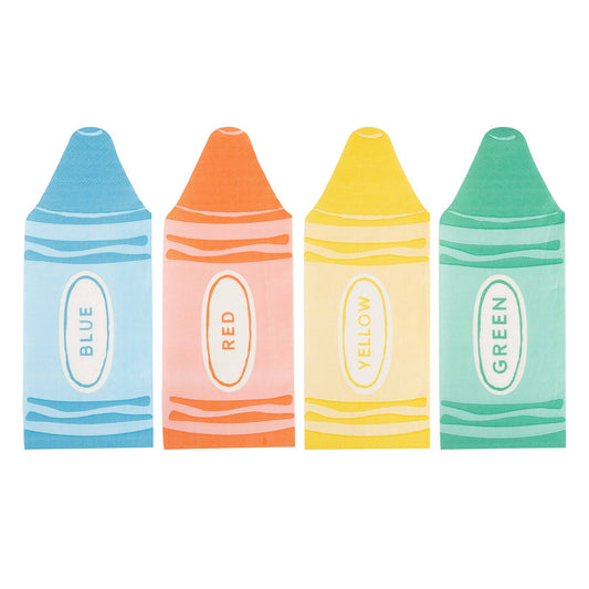 BTS1237 - Crayon Shaped Dinner Napkin Set